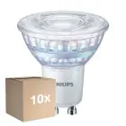 Confezione Multipack 10x Philips MASTER Value Faretti LED GU10 PAR16 5.5W 575lm 36D - 922-927 Dim To Warm | Miglior Resa Cromatica - Dimmerabile - Sostitutiva 80W
